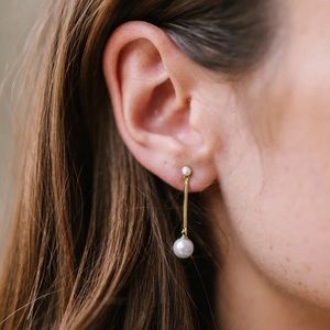 Untamed Petals Pearl Earrings